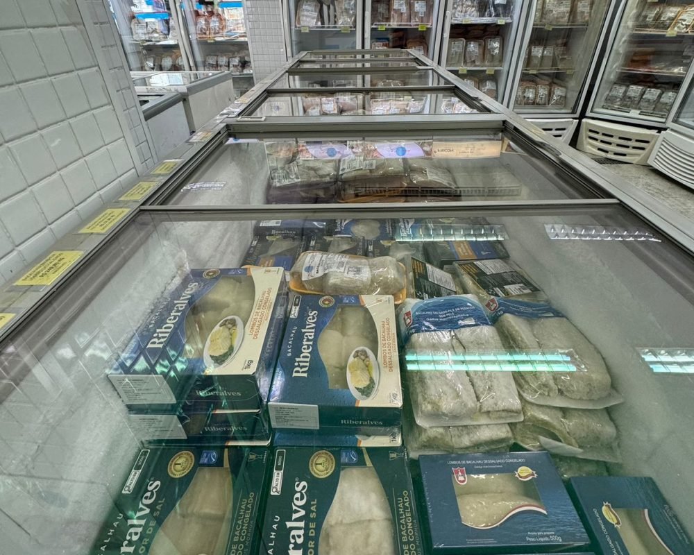 freezer bacalhau